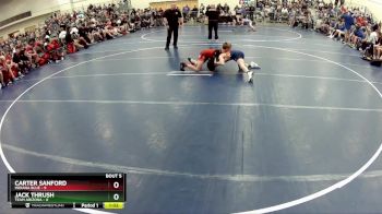 90 lbs Semis & 1st Wrestleback (8 Team) - Jack Thrush, Team Arizona vs Carter Sanford, Indiana Blue