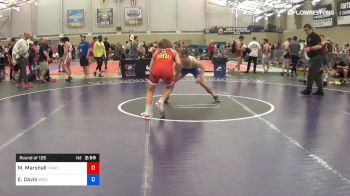 74 kg Round Of 128 - Micah Marshall, TMWC/Ohio RTC vs Elijah Davis, Boilermaker RTC