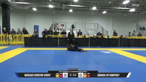 Amanda Fay Humphrey vs Margaux Christine Genoff 2026 Pan IBJJF Jiu-Jitsu No-Gi Championship