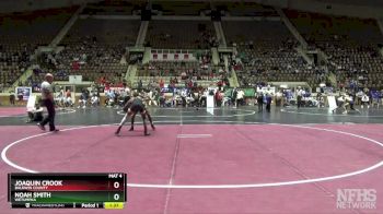 6A 132 lbs Semifinal - Joaquin Crook, Baldwin County vs Noah Smith, Wetumpka