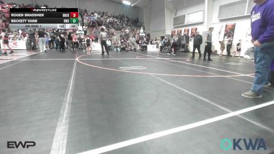 105 lbs Rr Rnd 1 - Rogen Bradsher, Buck Pride Wrestling vs Beckett Vann, Bartlesville Wrestling Club