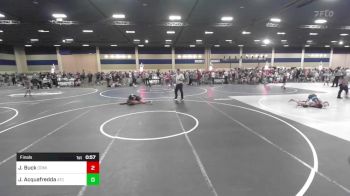 94 lbs Final - Jasmine Buck, Dominate WC vs Julia Acquafredda, Atc