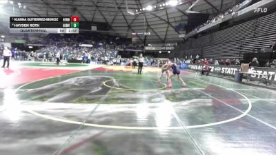 Girls 3A 145 lbs Quarterfinal - Kianna Gutierrez-Munoz, Hermiston (Girls) vs Hayden Roth, Auburn Mountainview (Girls)