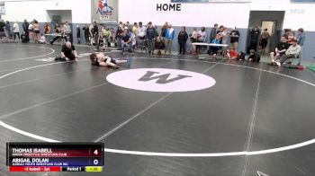 160 lbs Round 3 - Thomas Isabell, Nikiski Freestyle Wrestling Club vs Abigail Dolan, Juneau Youth Wrestling Club Inc.