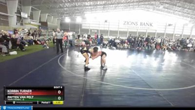 102 lbs Round 3 (4 Team) - Payten Van Pelt, Team Champs vs Korbin Turner, South Central Utah