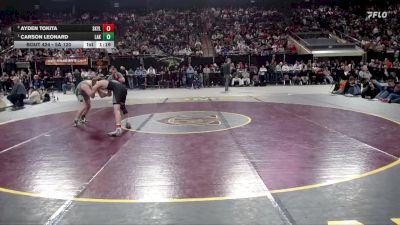 5A 120 lbs 1st Place Match - Carson Leonard, Lakeland vs Ayden Tokita, Skyline