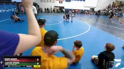 35-37 lbs Round 4 - Carter Spiker, Touch Of Gold WC vs Kade Adams, Windy City Wrestlers