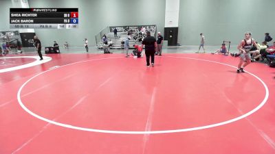 126 lbs Shea Richter, South Dakota Blue vs Jack Baron, Pennsylvania Blue