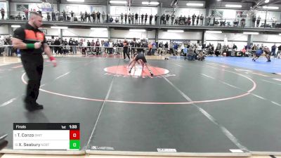 101 lbs Final - Tyler Conzo, Smithtown West vs Xavier Seabury, North Babylon