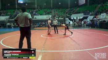 7A 157 lbs Cons. Round 1 - Greyson Samargia, Bob Jones vs Maddox Thomas, Albertville