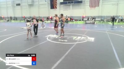 190 kg 5th Place - Zander Winslett, Parker Invictus WC vs Lamar Jenkins, Running Bears