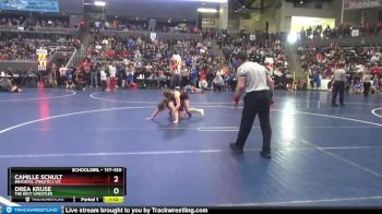 117-130 lbs Round 3 - Drea Kruse, The Best Wrestler vs Camille Schult, Immortal Athletics WC