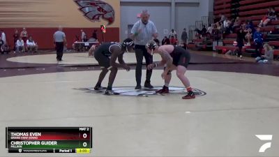 174 lbs Quarterfinal - Thomas Even, Grand View (Iowa) vs Christopher Guider, Millikin