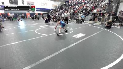 78-82 lbs Round 4 - Allison Leyva, Mantanona TC vs Tahlia Figueroa, Independent