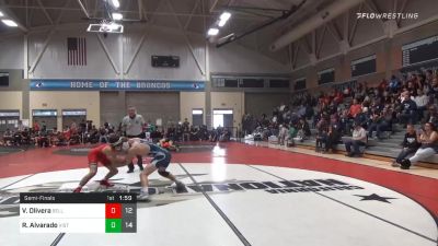 147 lbs Semifinal - Vince Olivera, Bella Vista vs Ryan Alvarado ...
