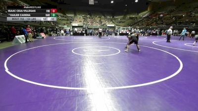 152 lbs Consi Of 8 #2 - Isaac Ceja-Villegas, Firebaugh vs Kaileb Cadena, Bakersfield Christian High School