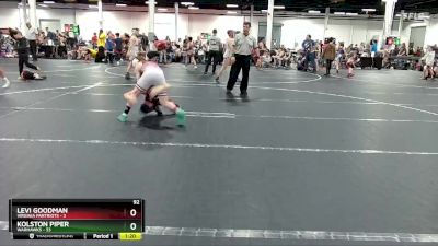 92 lbs Round 5 (8 Team) - Kolston Piper, Warhawks vs Levi Goodman, Virginia Partriots