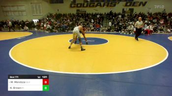 123 lbs Semifinal - Moses Mendoza, Gilroy vs Karson Brown, St. Edward (OH)