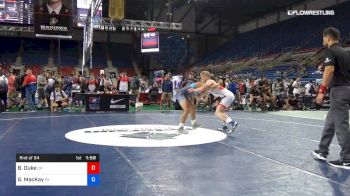 152 lbs Rnd Of 64 - Brayden Duke, Oregon vs Grant MacKay, Pennsylvania