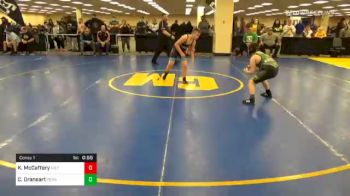 120 lbs Consolation - Keegan McCaffery, Milton vs Colton Dransart, Penn Trafford