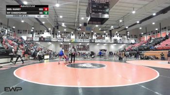 110 lbs Consi Of 8 #1 - Miel Rainey, Pryor MS Girls vs Ivy Christopher, Durant High School Girls