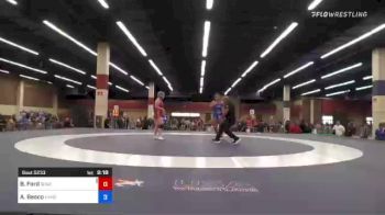 68 kg Round Of 16 - Bailey Ford, Spartan Mat Club vs Anayka Besco, Kansas