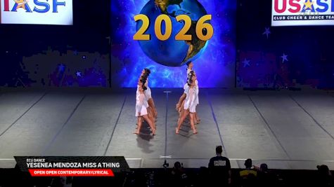 ECU DANCE - Yesenea Mendoza Miss a thing [2026 Open Open Contemporary/Lyrical Finals] 2026 The Dance Worlds
