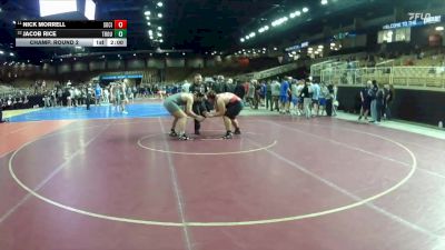 285 lbs Champ. Round 2 - Nick Morrell, Social Circle vs Jacob Rice, Troup