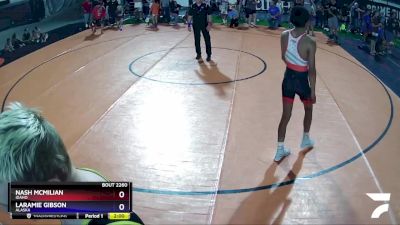 157 lbs Semifinal - Nash McMilian, Idaho vs Laramie Gibson, Alaska