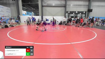 123 lbs Rr Rnd 1 - Jake Schiavone, Mat Assassins Blue vs Joshua Ledford, Michigan Premeir Gold