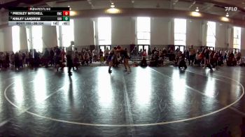 98-104 lbs Cons. Semi - Presley Mitchell, Rangers Wrestling Club vs Kinley Landrum, Ground Up USA