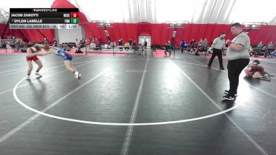 USA Junior Boys - 126 lbs Quarters - Dylon Labelle, Flushing Raiders Wrestling vs Jacob Zanotti, Wisconsin