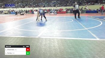 Quarterfinal - Leilani Shawnee, Little Axe Women's Wrestling vs London Farley, Carver Middle School