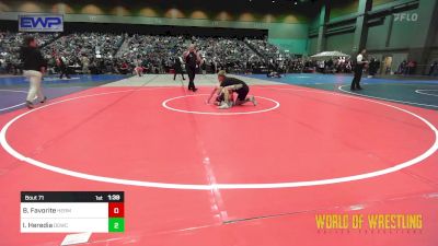 126 lbs Consi Of 16 #1 - Brodie Favorite, Hermiston Wrestling vs Ivan Heredia, Diablo Grande Wrestling Club