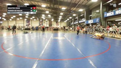 152 lbs Consi Of 64 #2 - Braxten Crow, WY vs Parker Reynolds, MD