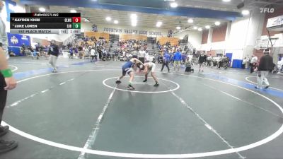106 lbs 1st Place Match - Luke Loren, St John Bosco vs Kayden Khim, Clovis West