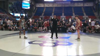 138 lbs Champ. Rd Of 64 - Camden Caufield, Utah vs Te'Jon Beals, Illinois