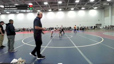 120 lbs Round Of 64 - Julian Mitura, RI vs Nolan Stennett, CA