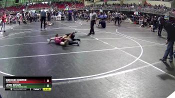 90 lbs Cons. Semi - Jedd Kraus, Mullen Youth Wrestling vs Breckin Hoefer, Neligh-Oakdale