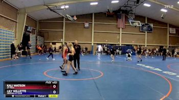 131 lbs Cons. Semi - Kali Watson, UT Tech vs Lily Willette, Arizona St Club