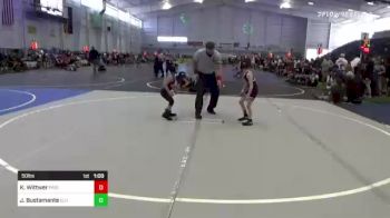 50 lbs Quarterfinal - Kaleb Wittwer, Pride WC vs Jonathan Bustamante, Elite Force