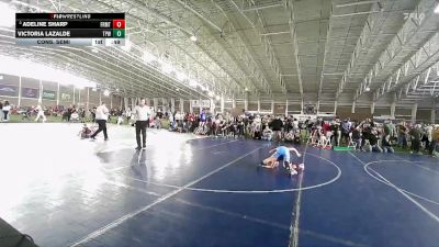 71 lbs Cons. Semi - Victoria Lazalde, Team Prestige Wrestling vs Adeline Sharp, Uintah Wrestling