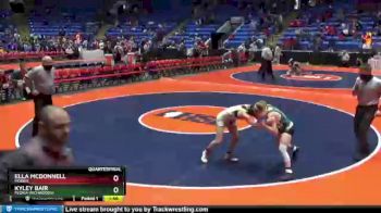 105 lbs Quarterfinal - Ella McDonnell, Morris vs Kyley Bair, Peoria (Richwoods)