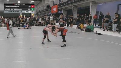 120 lbs 5th Place Match - Drew Murante, Izzy Style Wrestling vs Kohen Dietzenbach, DC Elite