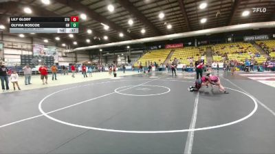 130 lbs Cons. Semi - Lily Glodt, Sturgis vs Olyvia Roscoe, Kelly Walsh