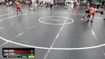 132 lbs Quarterfinal - Zaen Green, Kearney Matcats vs Luke Gamino, Scottsbluff Wrestling Club