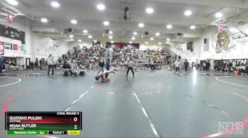 120 lbs Cons. Round 5 - Noah Butler, Northview vs Gustavo Pulido, Eastside