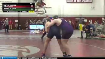 285 lbs Cons. Semi - Jacob Fowler, Spanish Springs. vs Kyler Blazer, Damonte Ranch