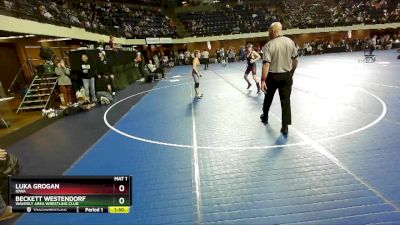135 lbs Quarterfinal - Luka Grogan, Iowa vs Beckett Westendorf, Waverly Area Wrestling Club