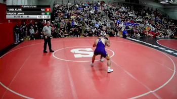 139 lbs Champ. Round 1 - Saejon Lyons, North East Hs vs Joel Kline, Plum Hs